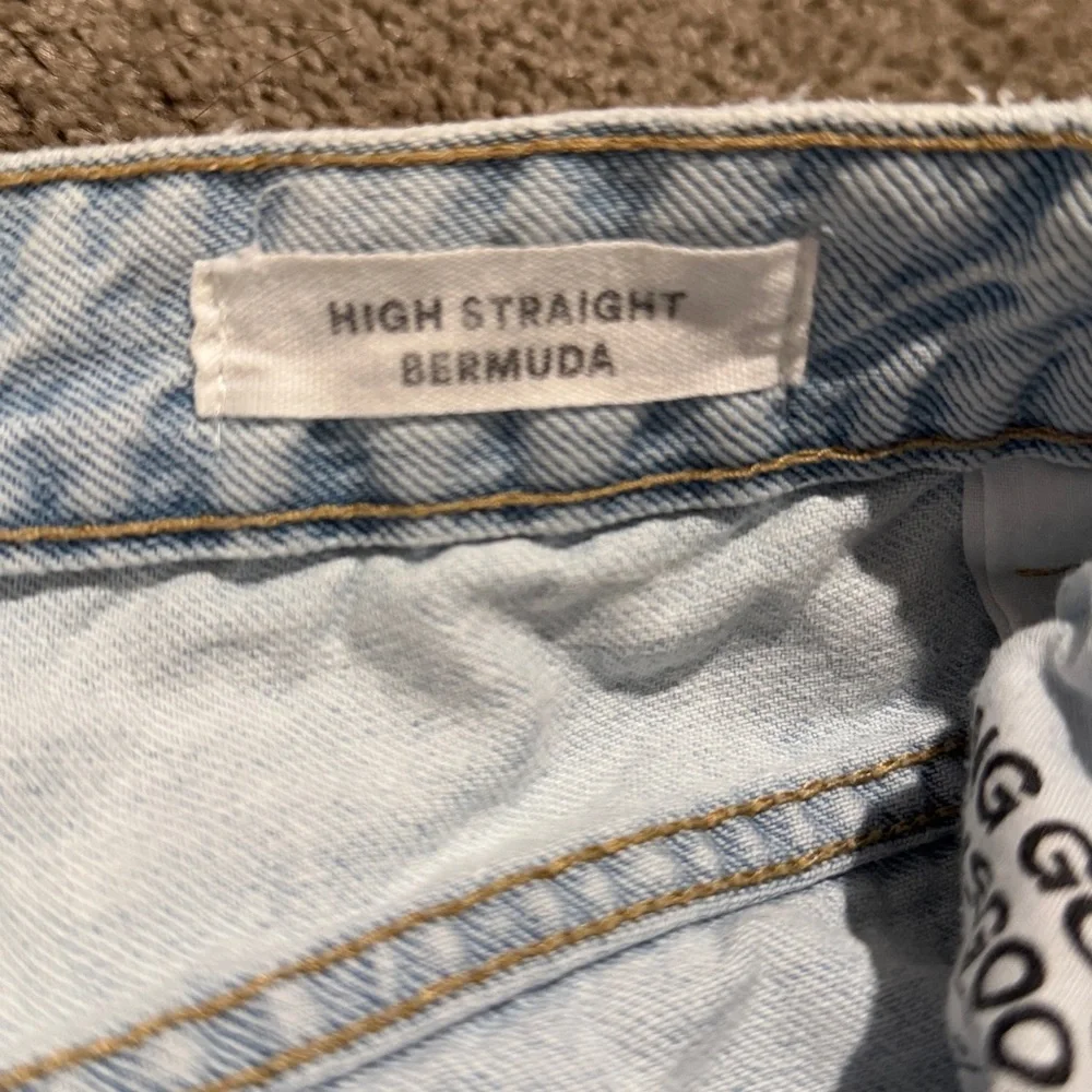 Cotton On High Straight Bermuda Jean Shorts - Picture 3 of 5
